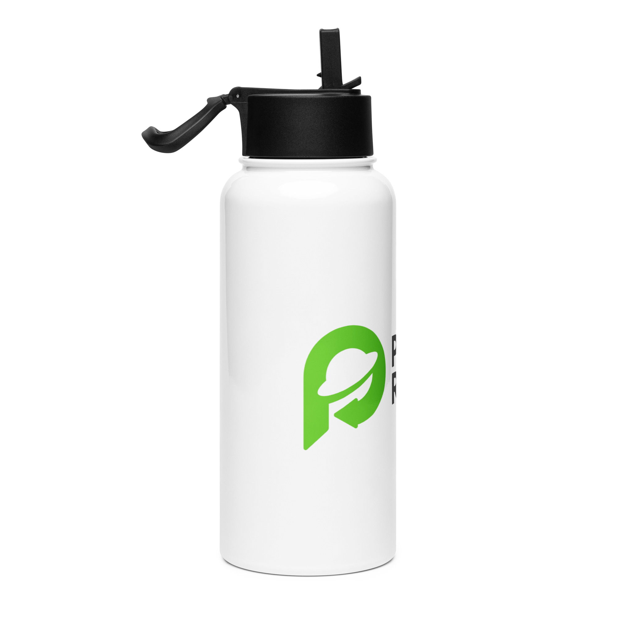 Stainless steel water bottle with a straw lid - Image 4